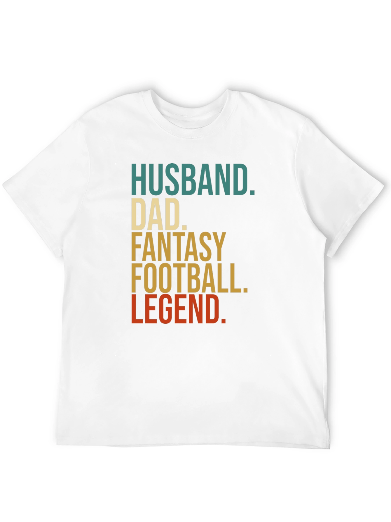 Husband Dad Fantasy Football Legend T-Shirt