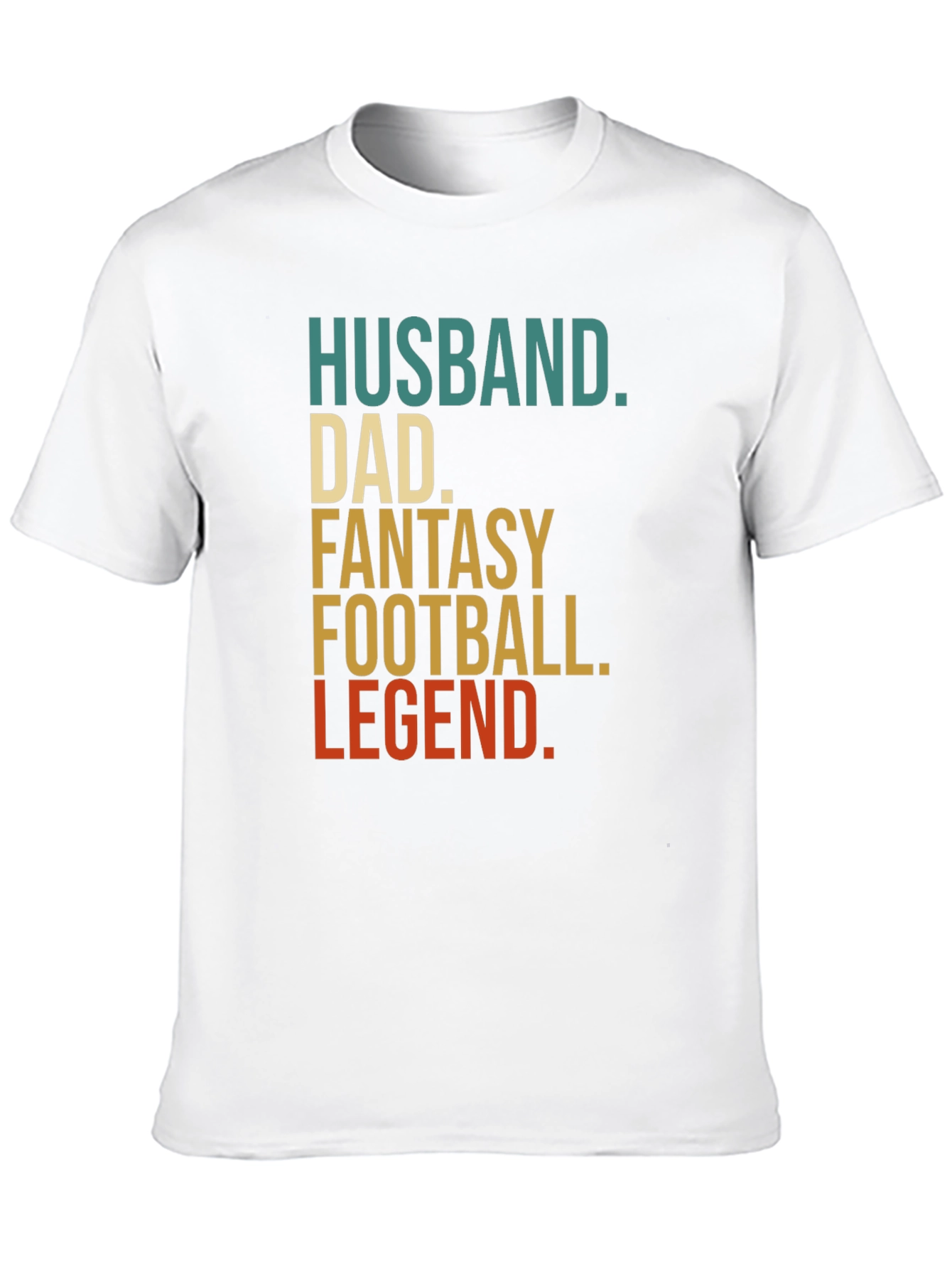 Husband Dad Fantasy Football Legend T-Shirt