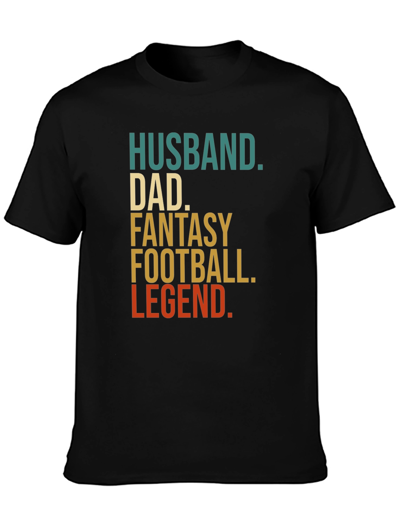 Husband Dad Fantasy Football Legend T-Shirt