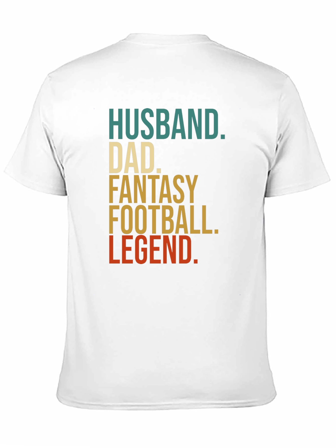 Husband Dad Fantasy Football Legend T-Shirt