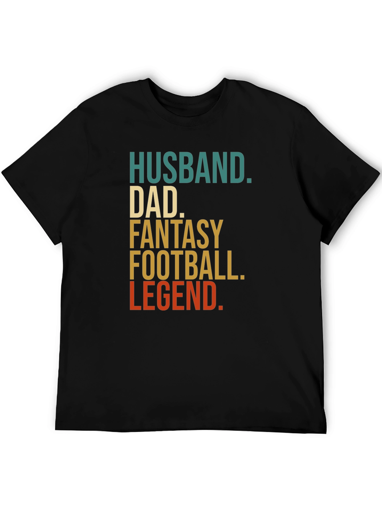 Husband Dad Fantasy Football Legend T-Shirt