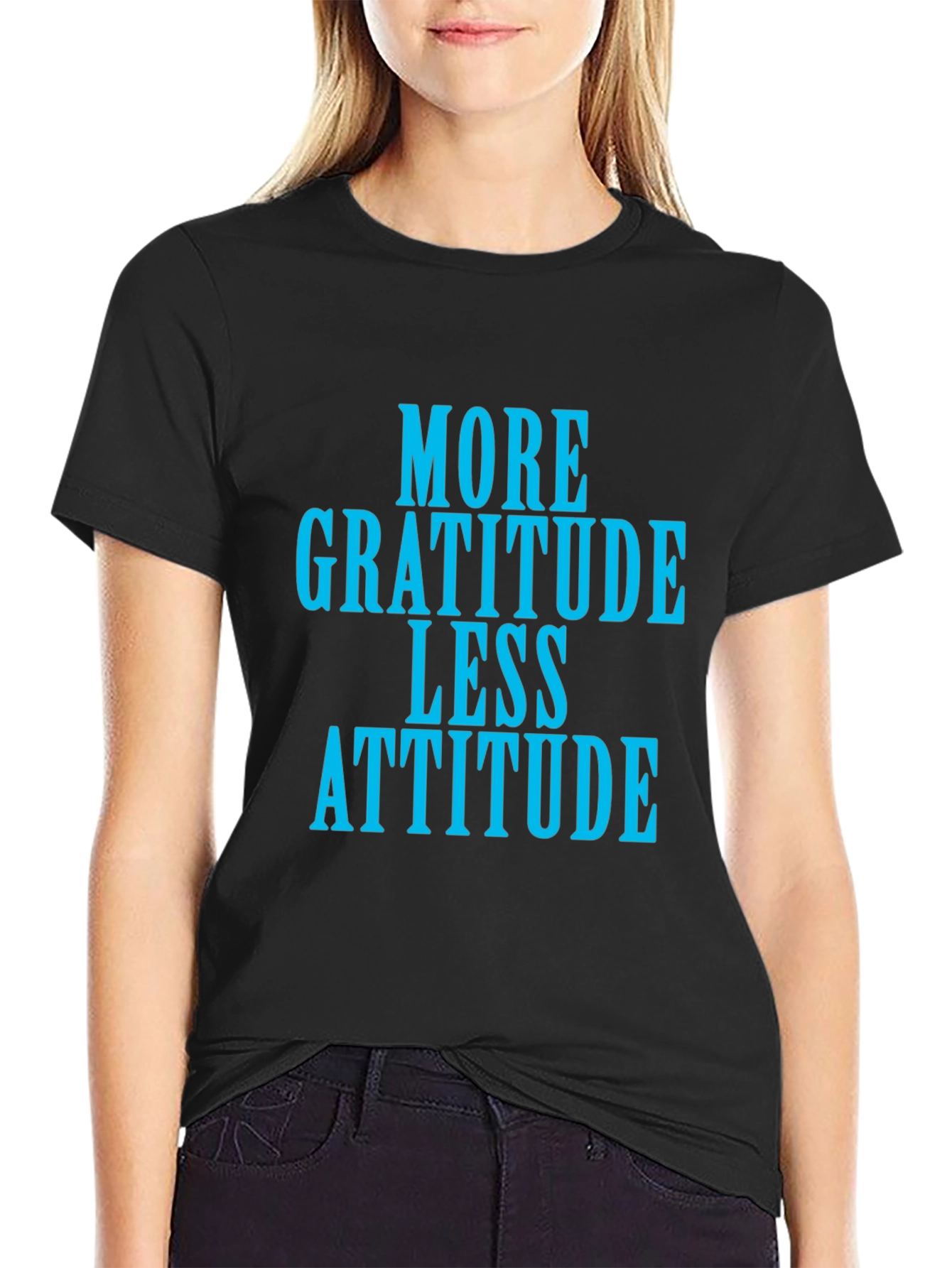 More Gratitude Less Attitude Graphic Tee