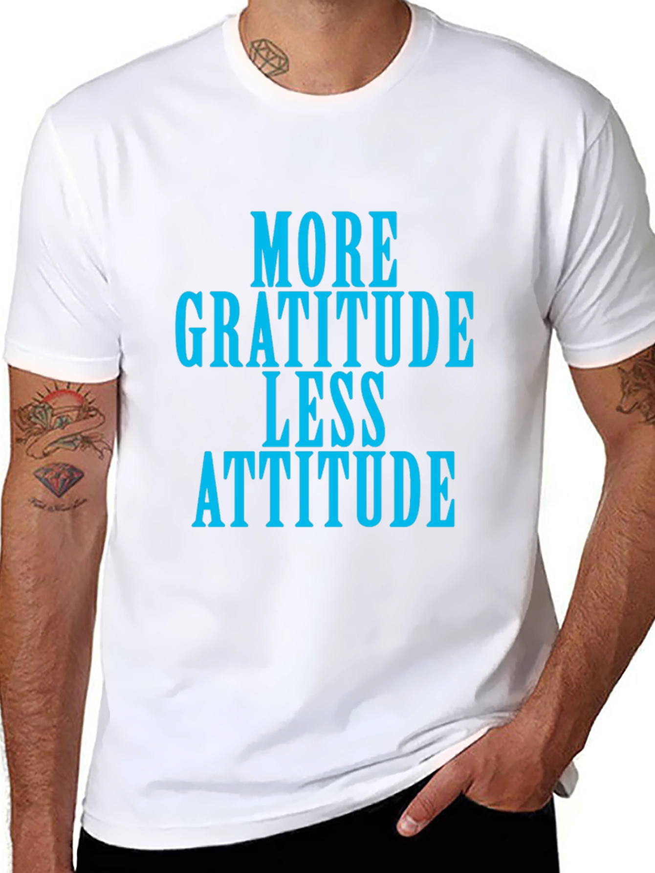 More Gratitude Less Attitude Graphic Tee
