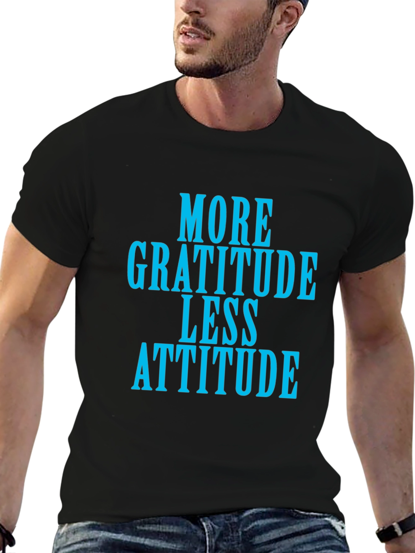 More Gratitude Less Attitude Graphic Tee