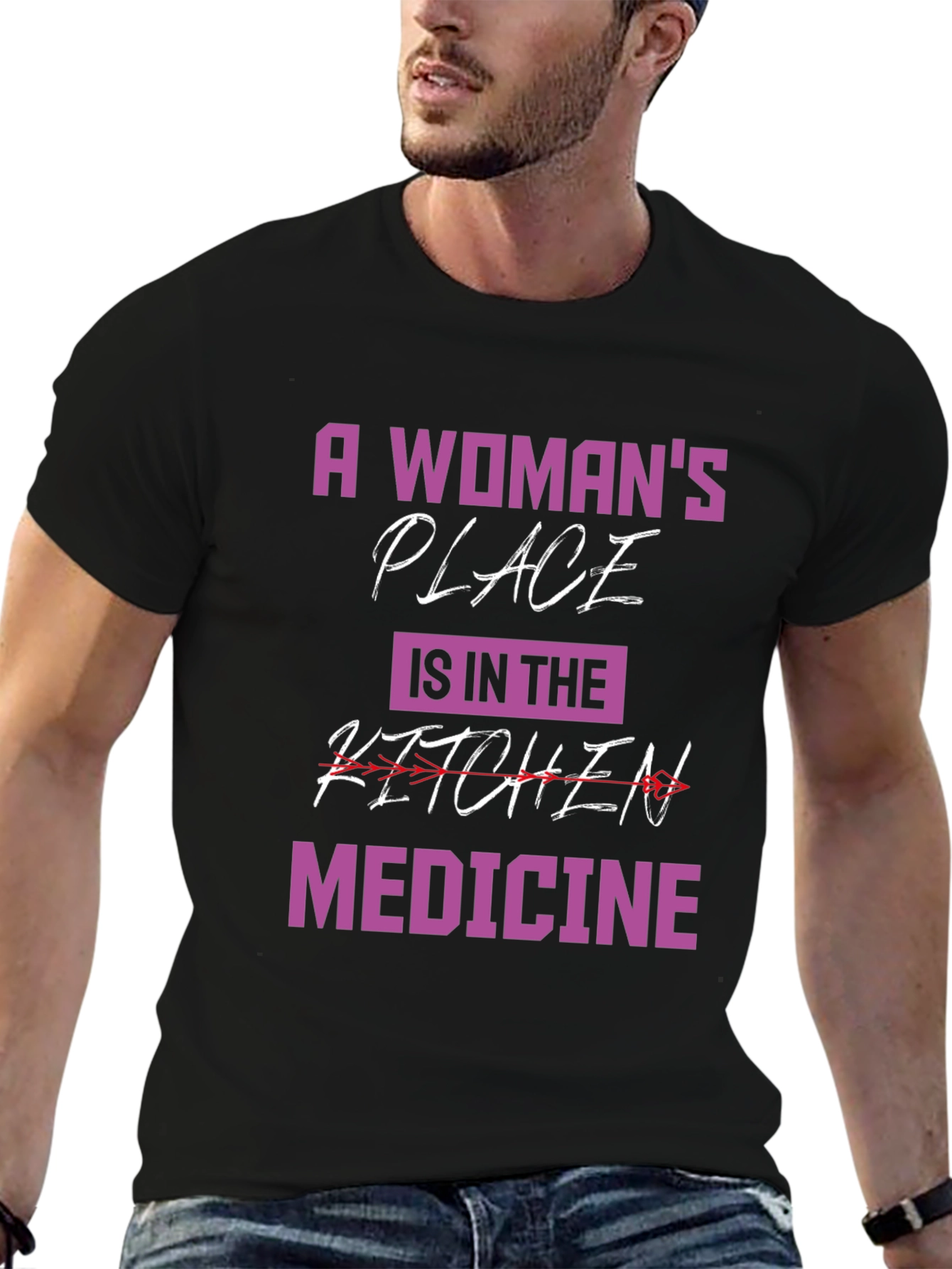 Empowered Woman T-Shirt - Medicine Design