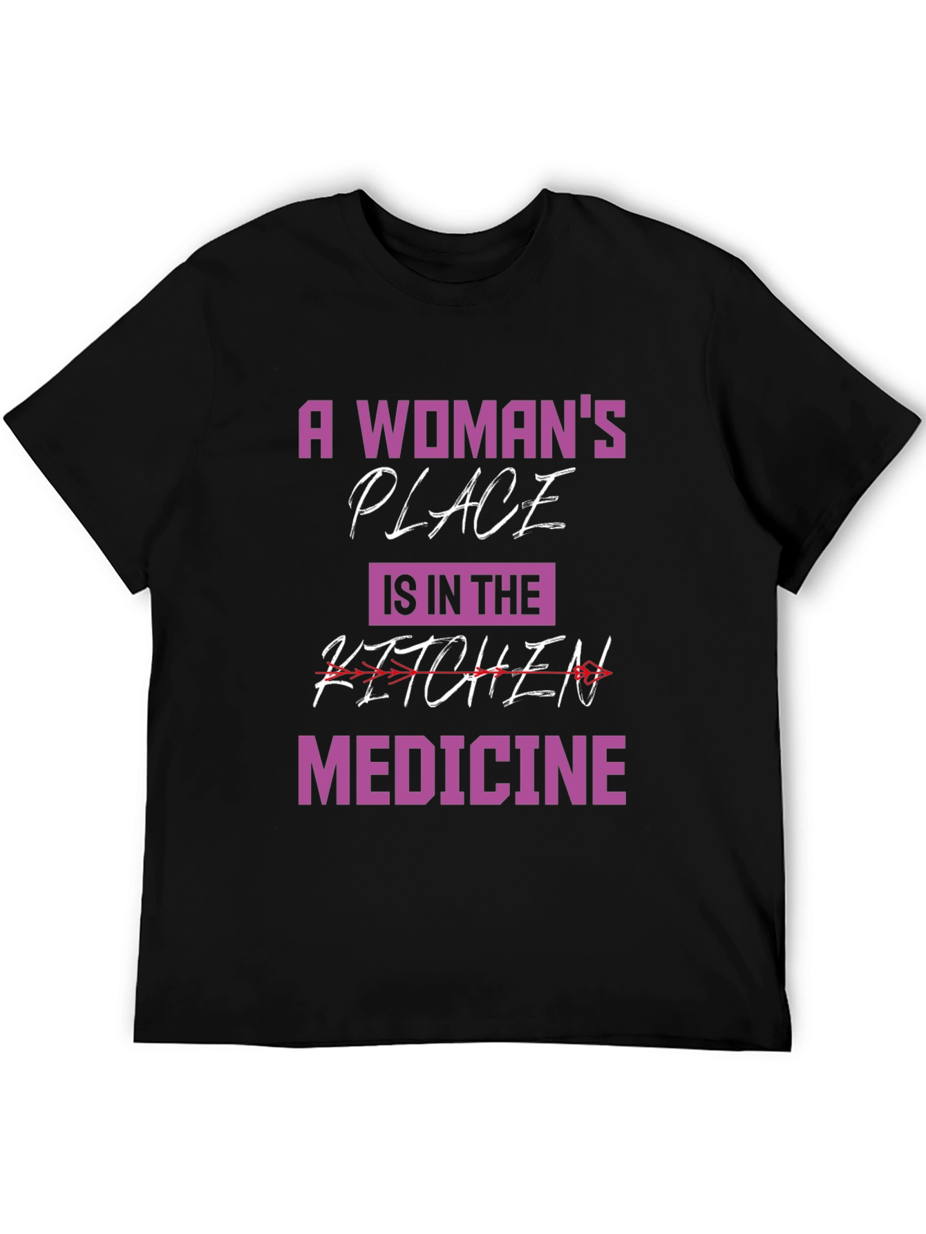 Empowered Woman T-Shirt - Medicine Design