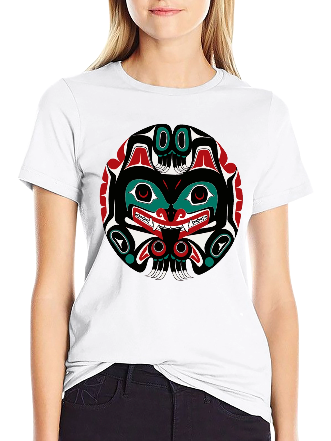 Tribal Art T-Shirt - Native American Design