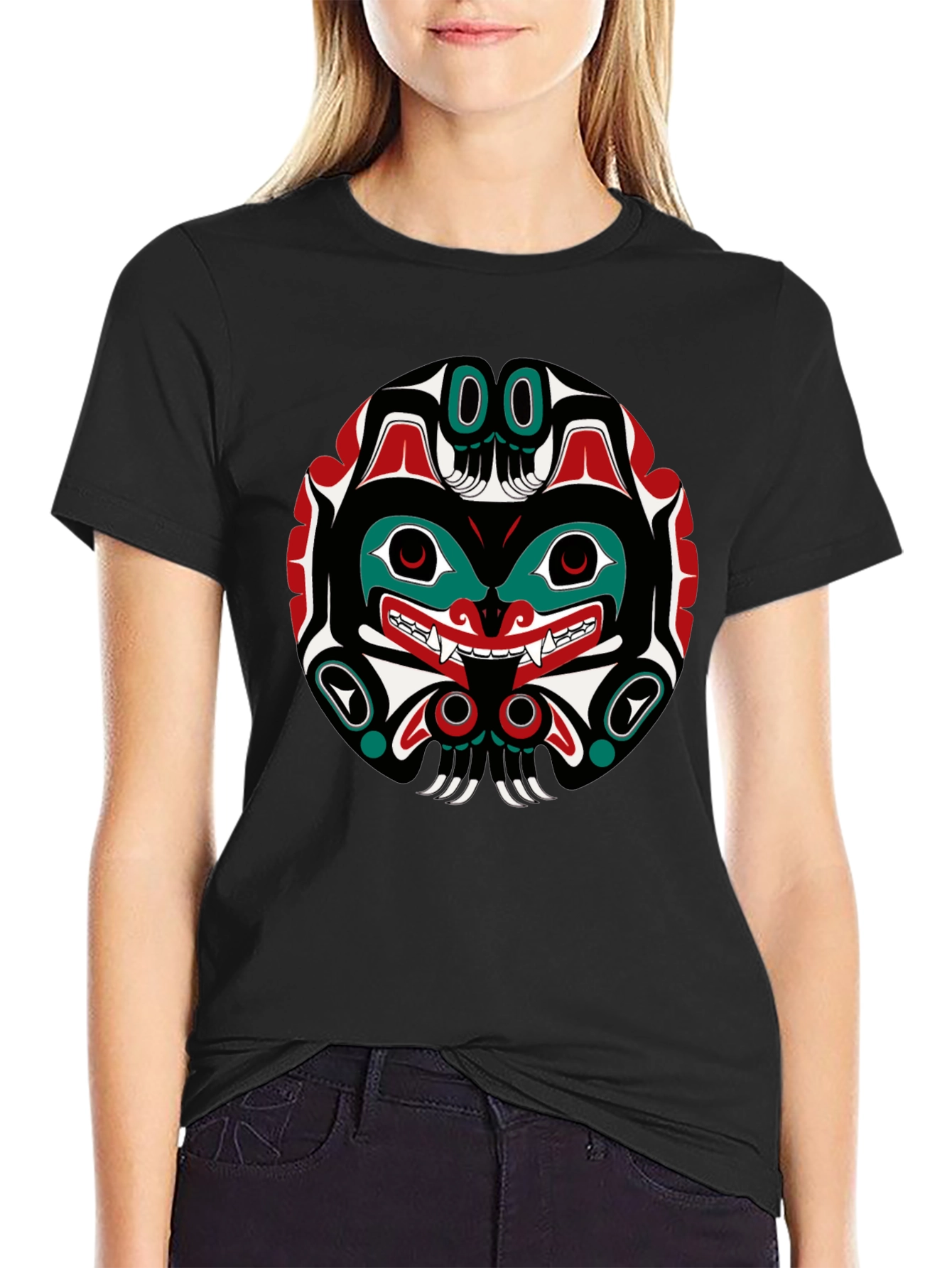 Tribal Art T-Shirt - Native American Design