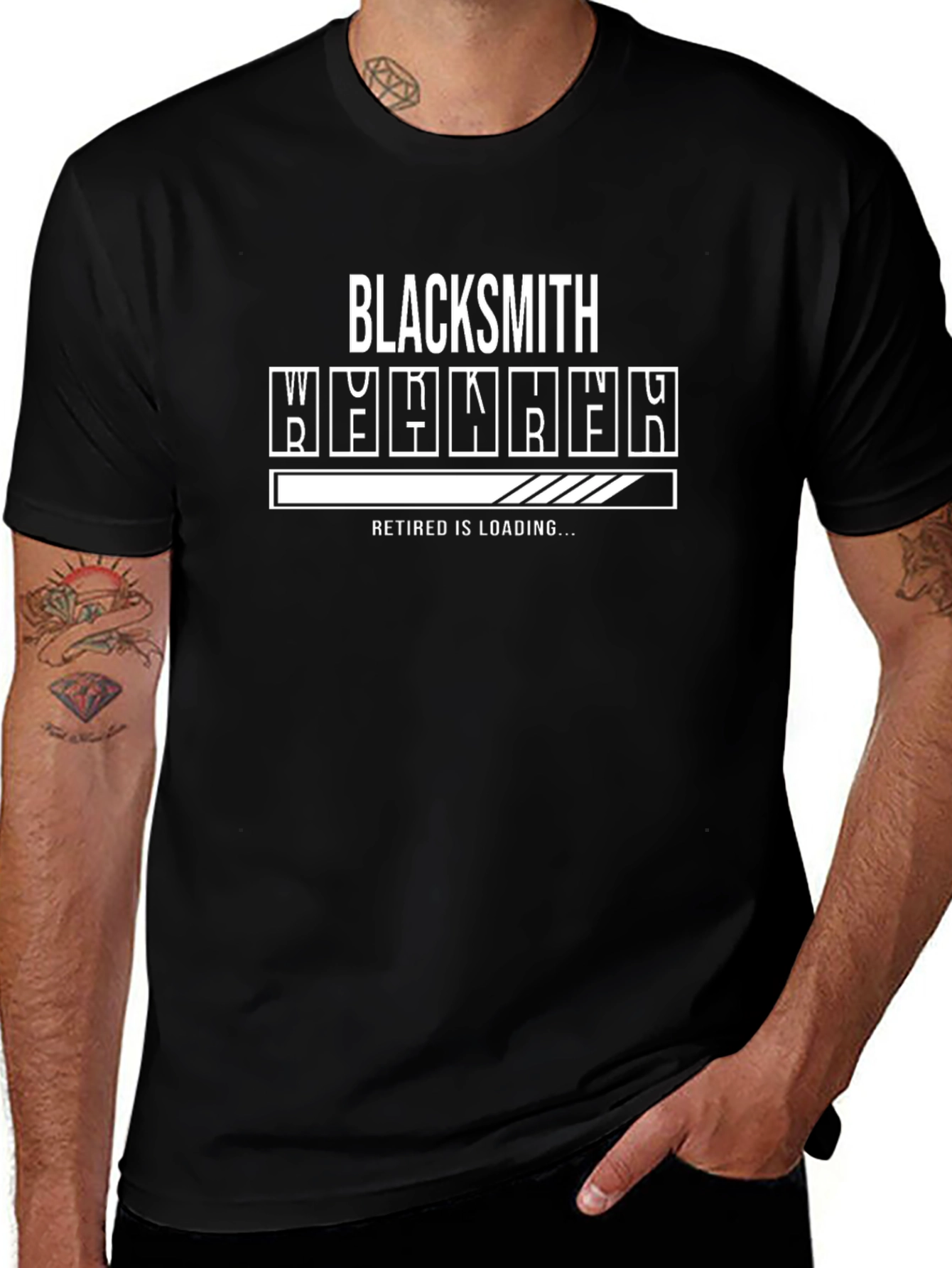 Blacksmith Retired is Loading T-Shirt - Funny Gift