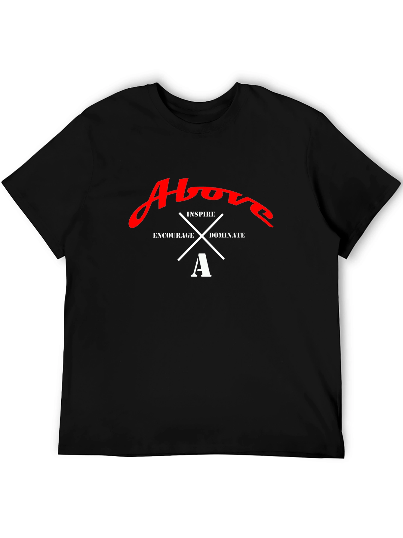 Above Inspire Graphic T-Shirt - Black