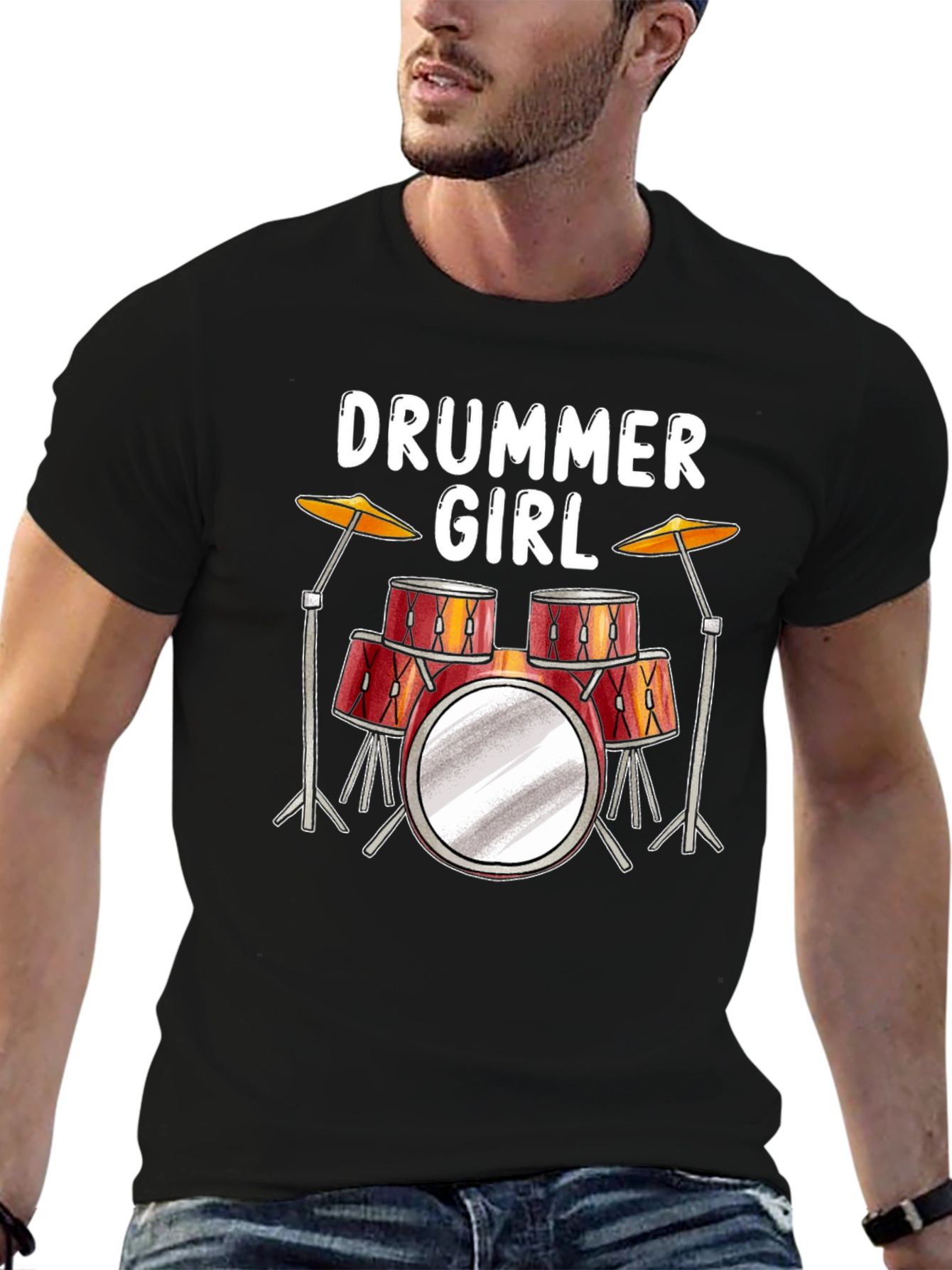 Drummer Girl T-Shirt
