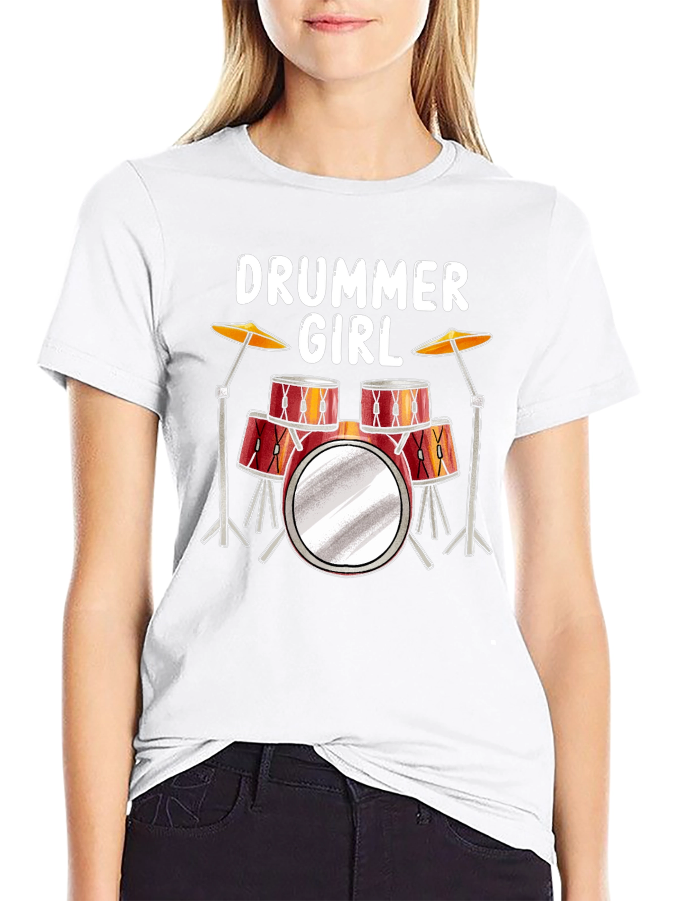 Drummer Girl T-Shirt