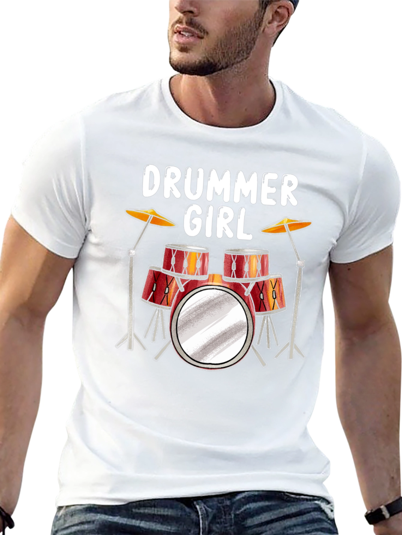 Drummer Girl T-Shirt