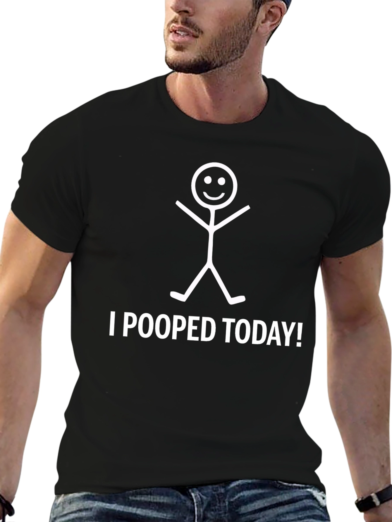 Funny I Pooped Today! Graphic T-Shirt