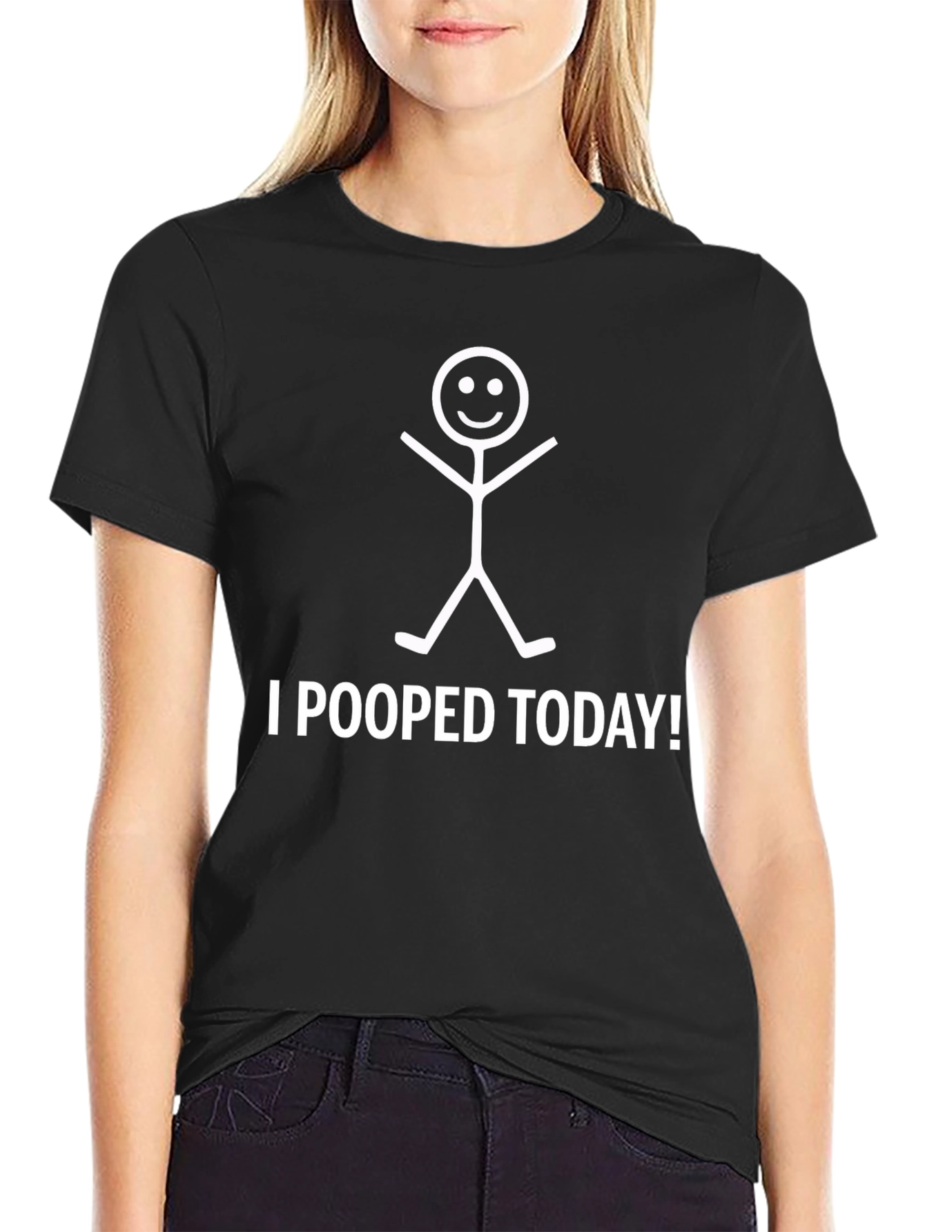 Funny I Pooped Today! Graphic T-Shirt