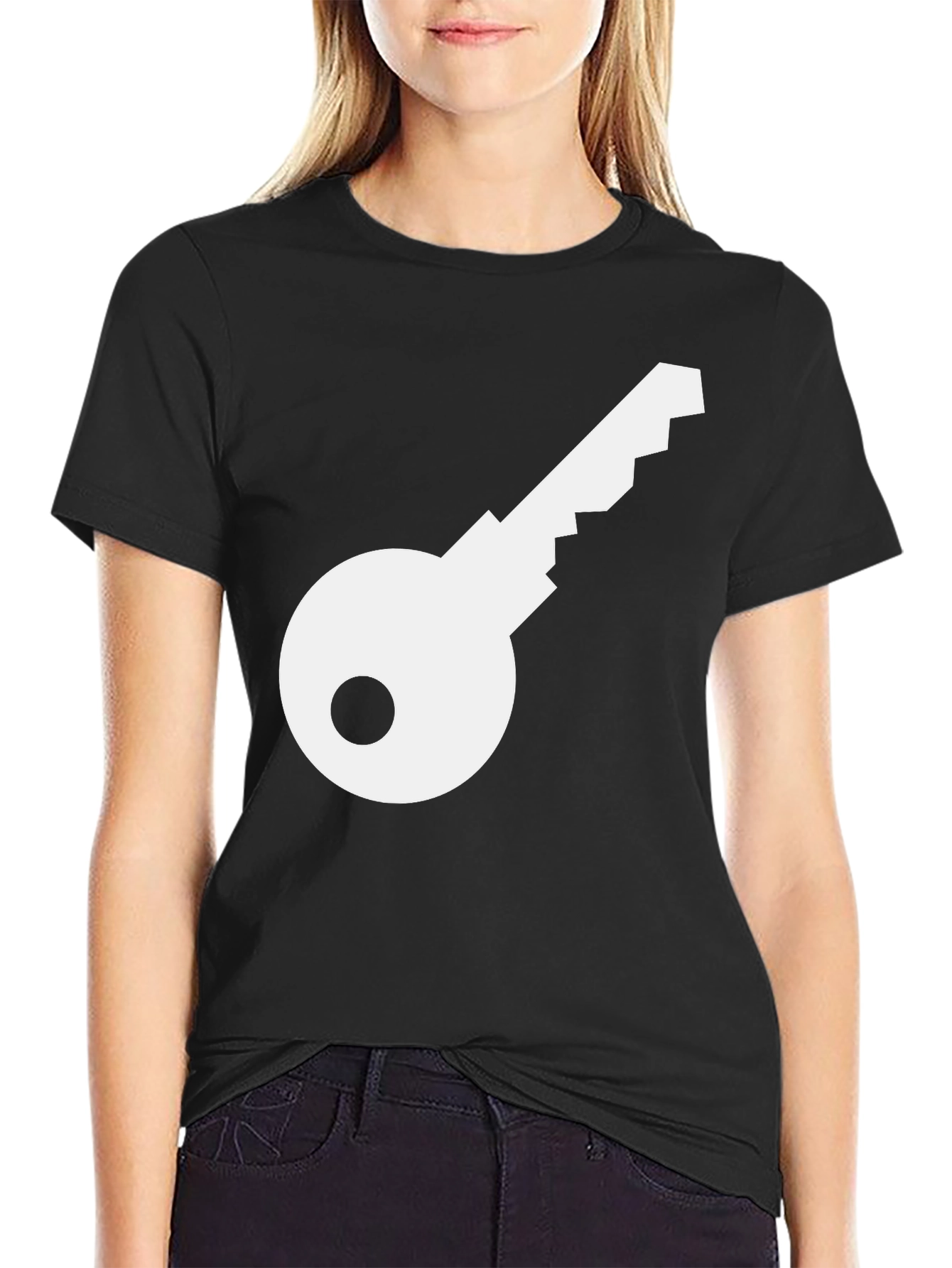Key Graphic Black T-Shirt