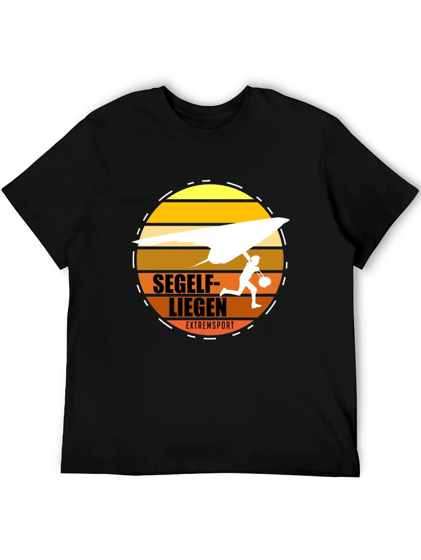 Extreme Sports T-Shirt - Hang Gliding Design