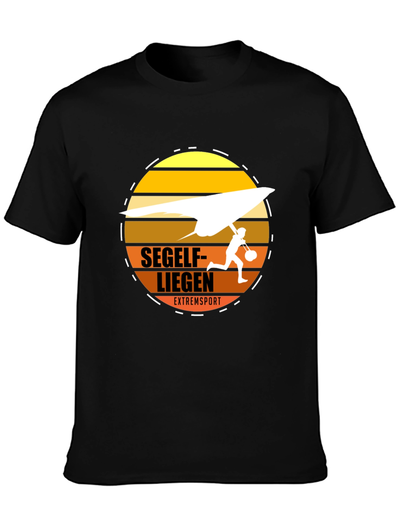 Extreme Sports T-Shirt - Hang Gliding Design