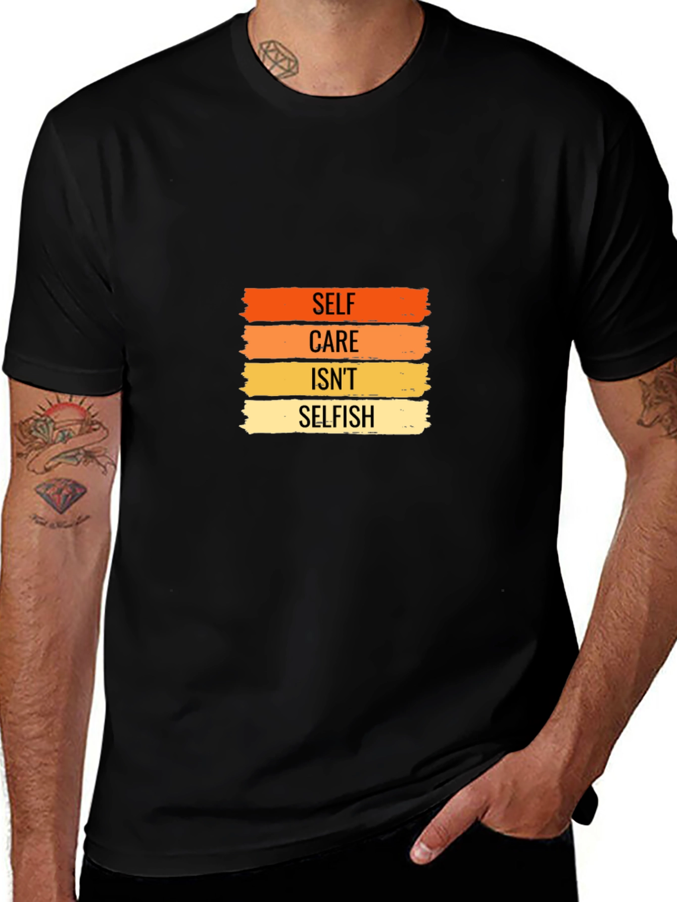 Self Care Isnt Selfish T-Shirt - Black