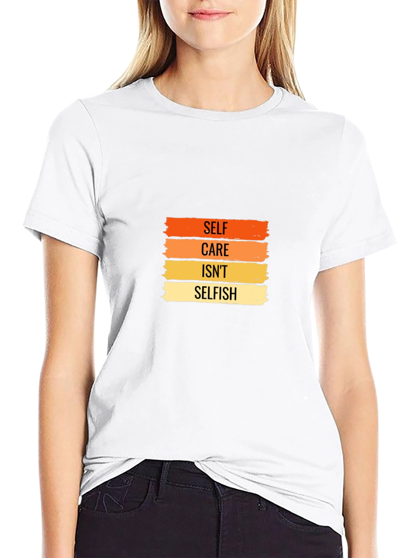 Self Care Isnt Selfish T-Shirt - Black