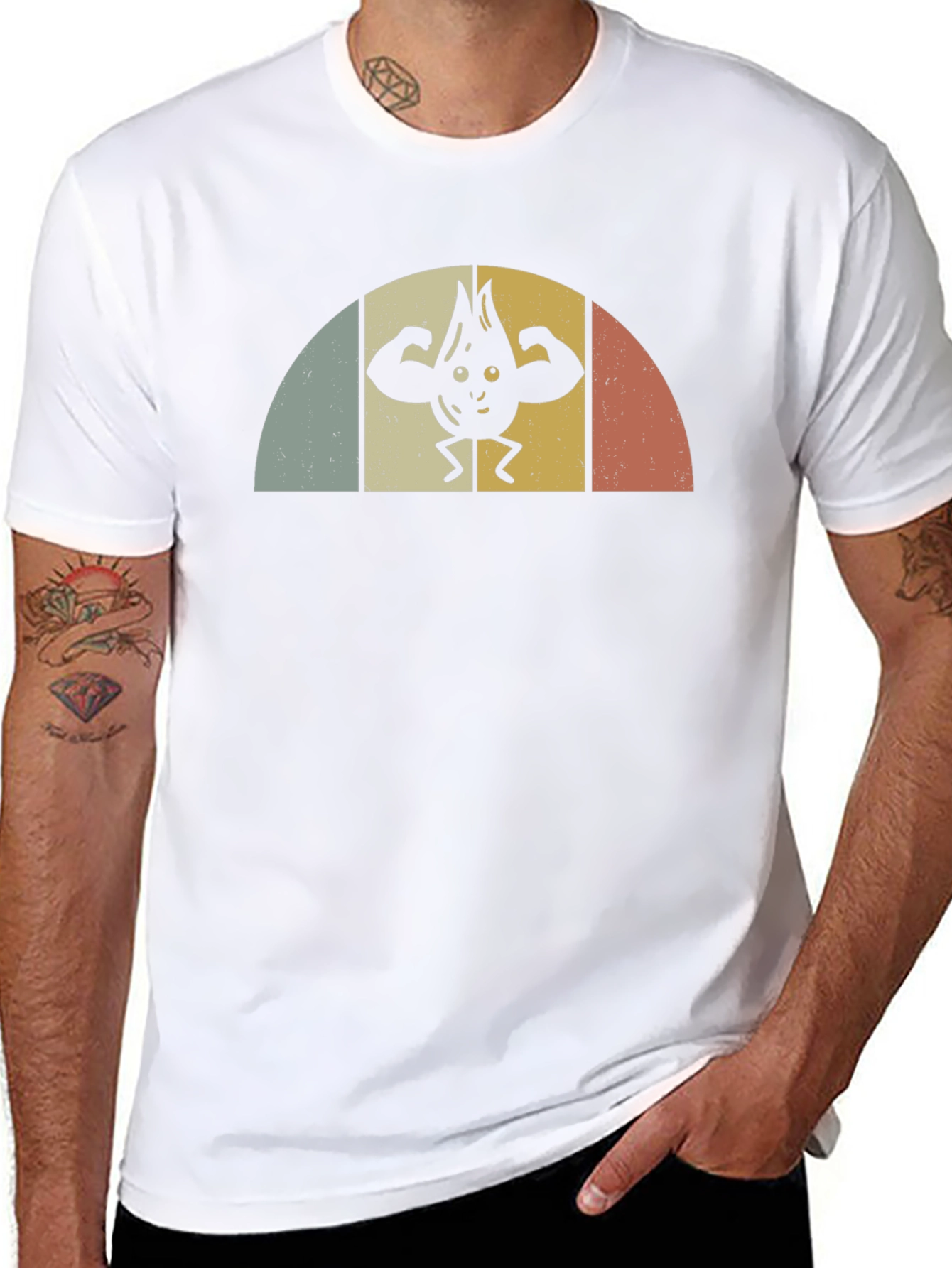 Retro Muscle Sprout T-Shirt