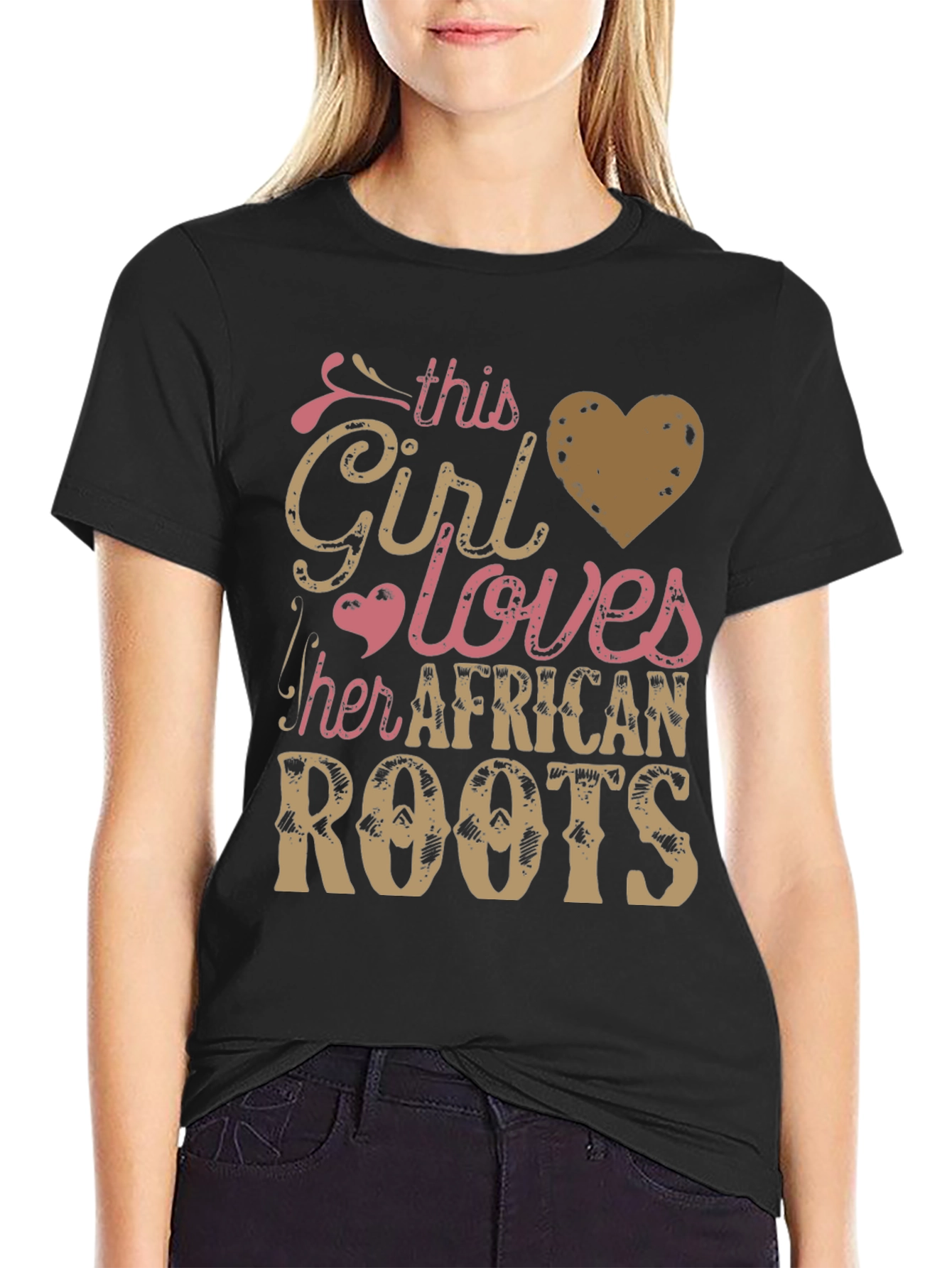 This Girl Loves Her African Roots T-Shirt