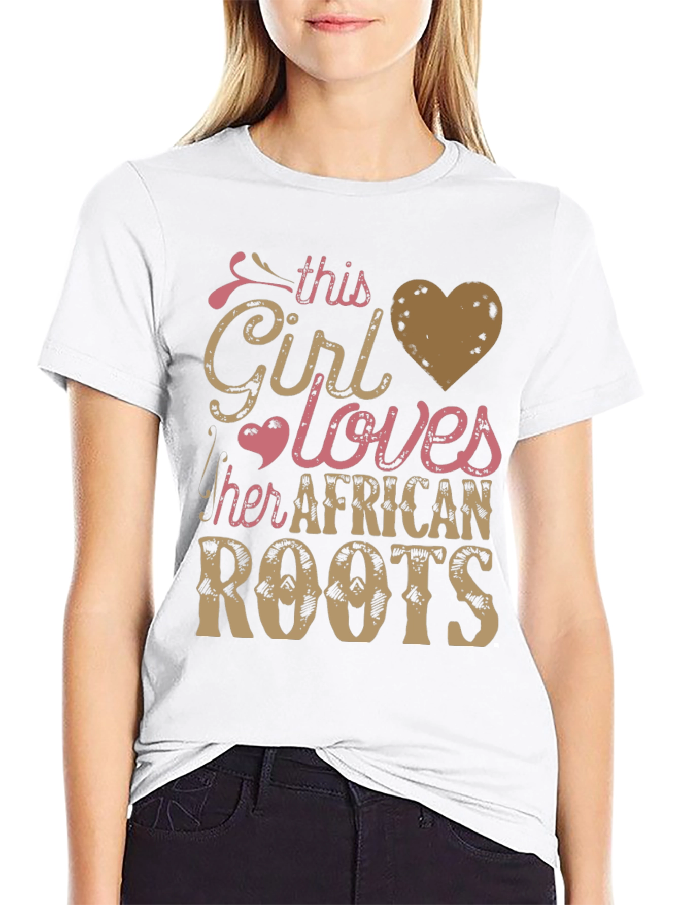 This Girl Loves Her African Roots T-Shirt