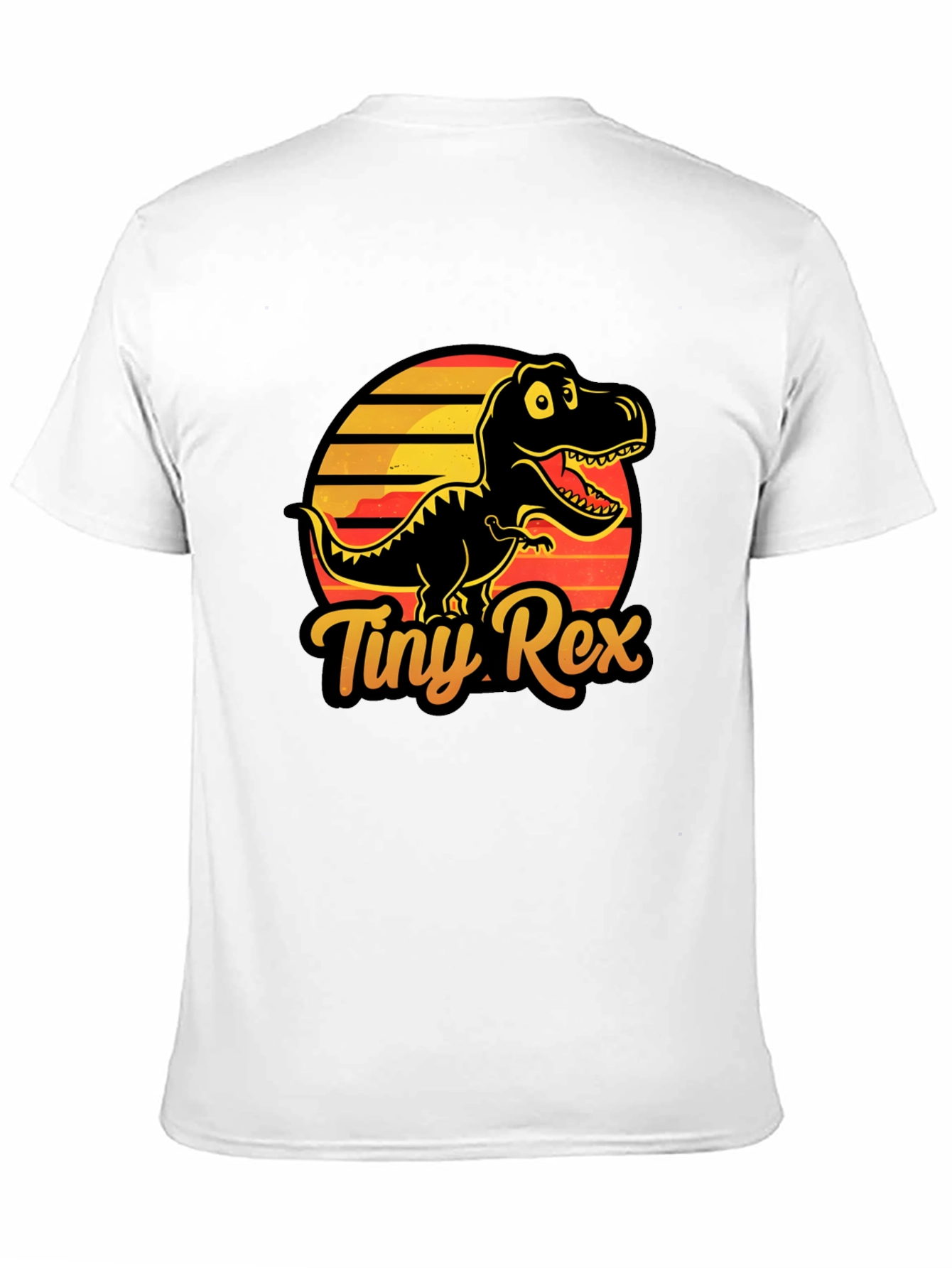 Tiny Rex T-Shirt - Black Dinosaur Graphic Tee