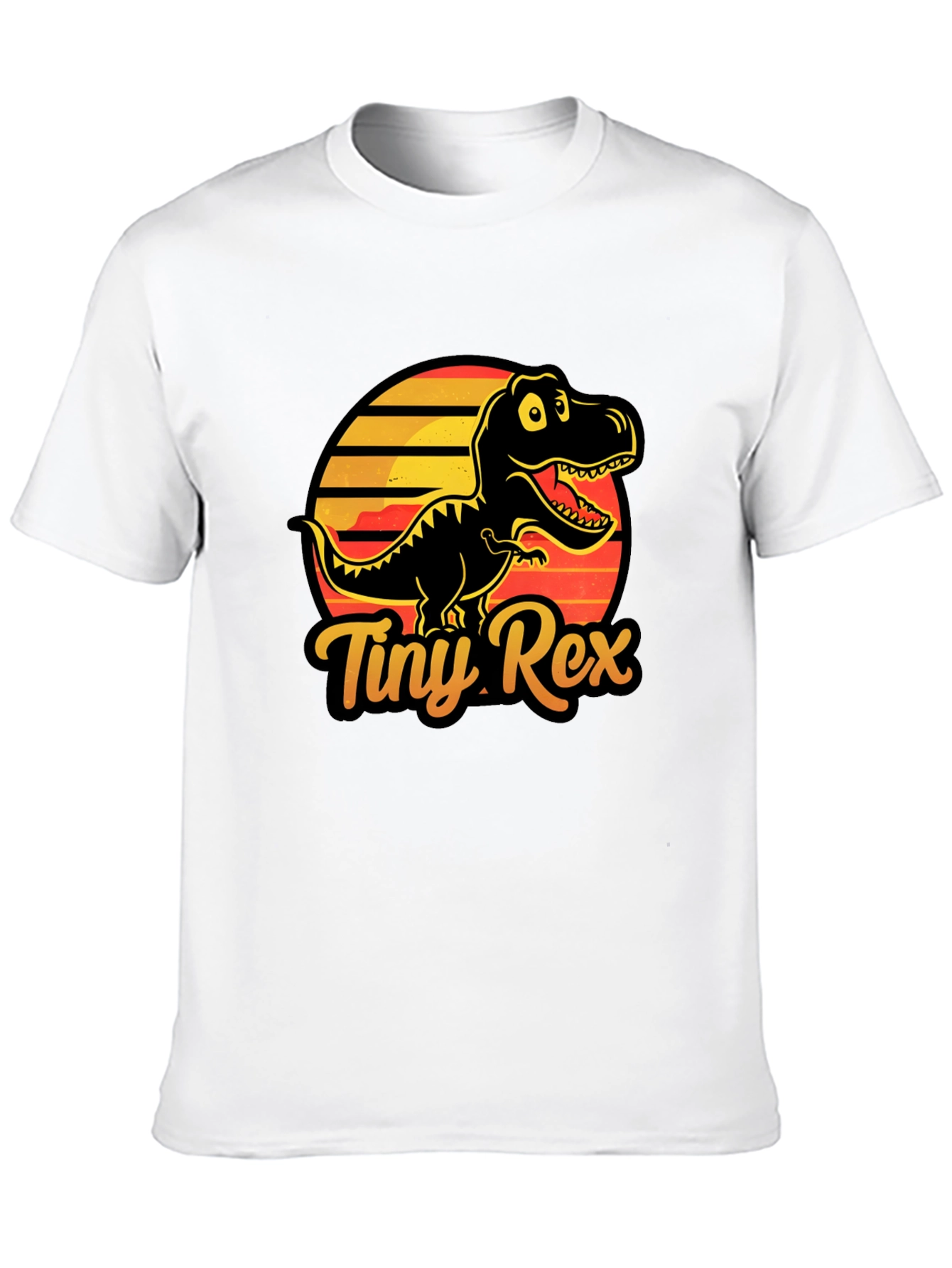 Tiny Rex T-Shirt - Black Dinosaur Graphic Tee