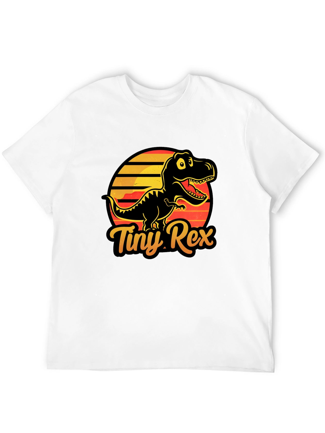 Tiny Rex T-Shirt - Black Dinosaur Graphic Tee