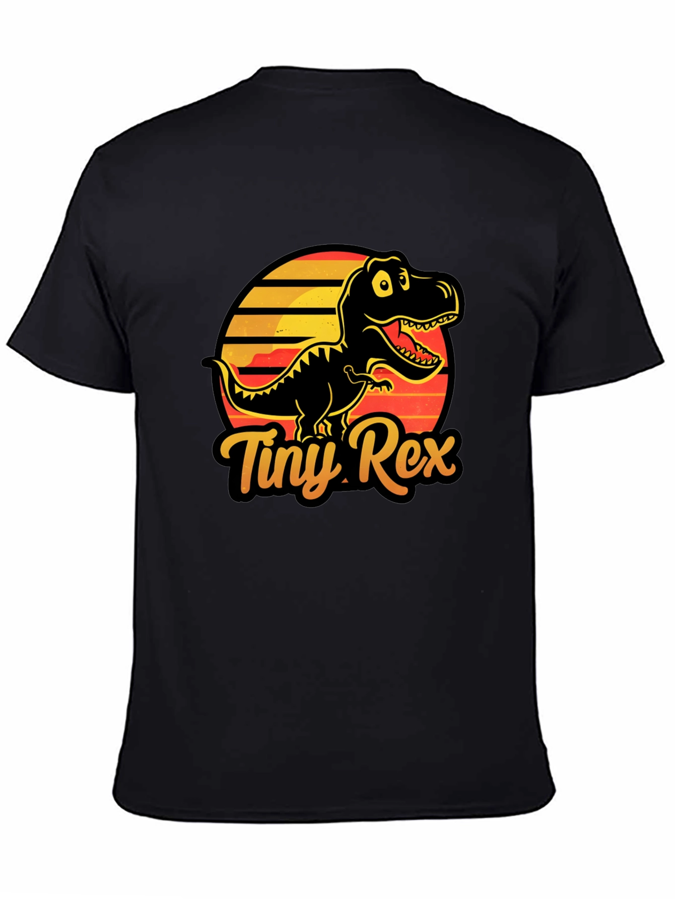 Tiny Rex T-Shirt - Black Dinosaur Graphic Tee