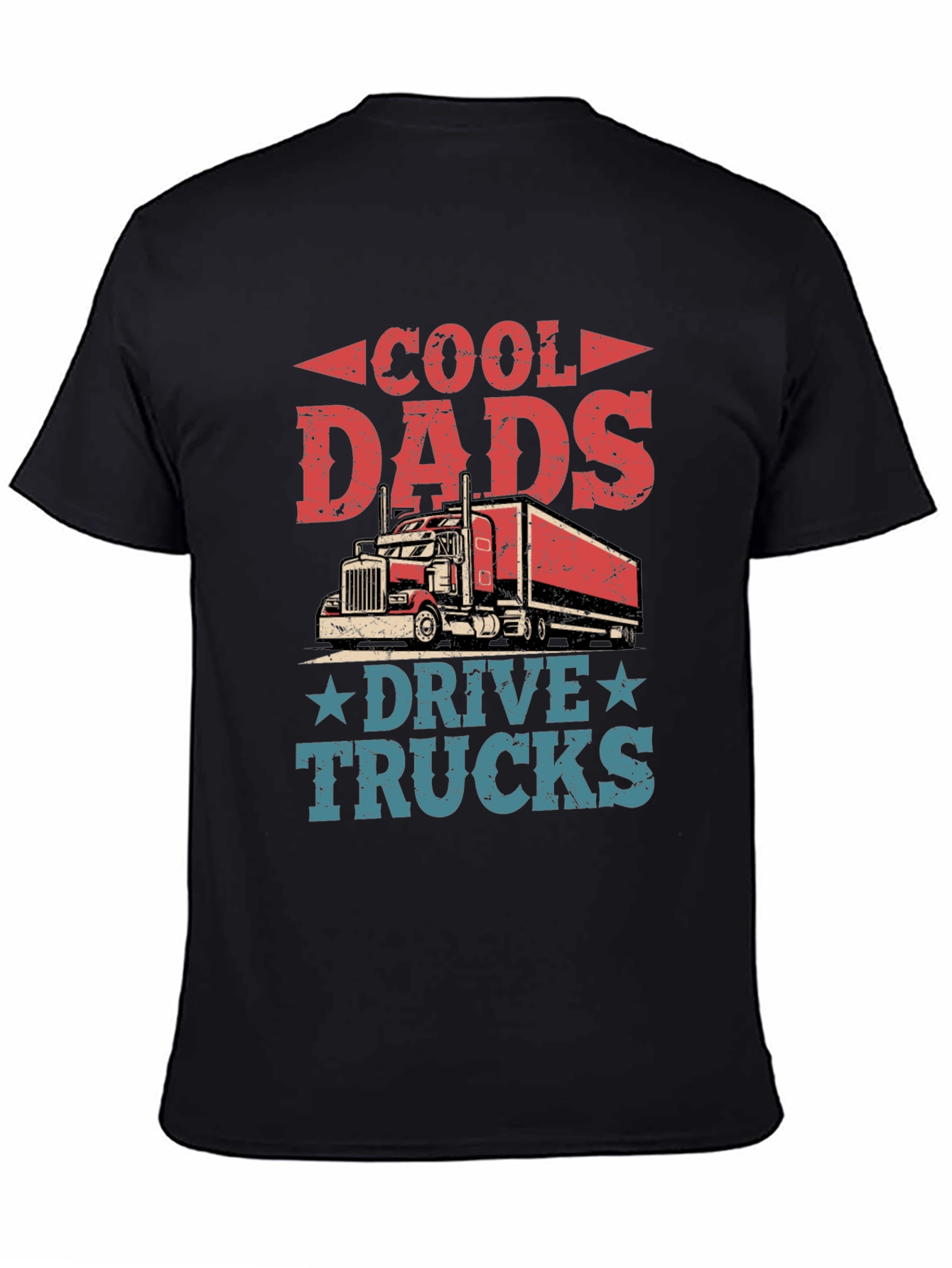 Cool Dads Drive Trucks Graphic T-Shirt