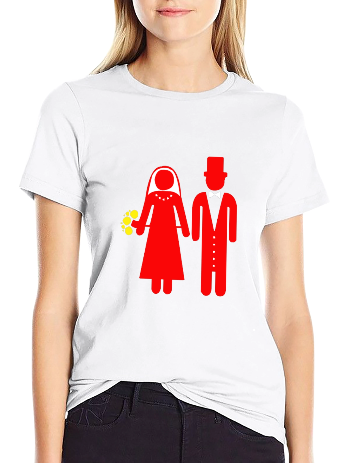 Bride & Groom Graphic Tee - Wedding Celebration Shirt