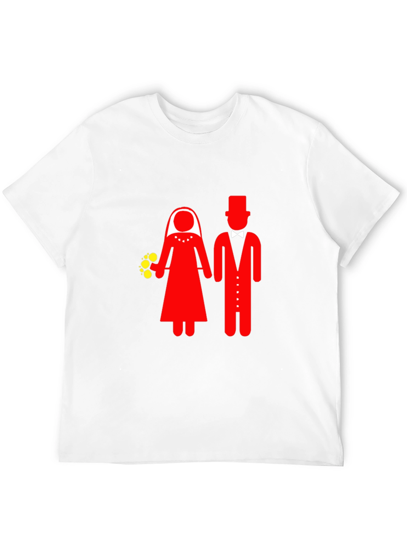 Bride & Groom Graphic Tee - Wedding Celebration Shirt