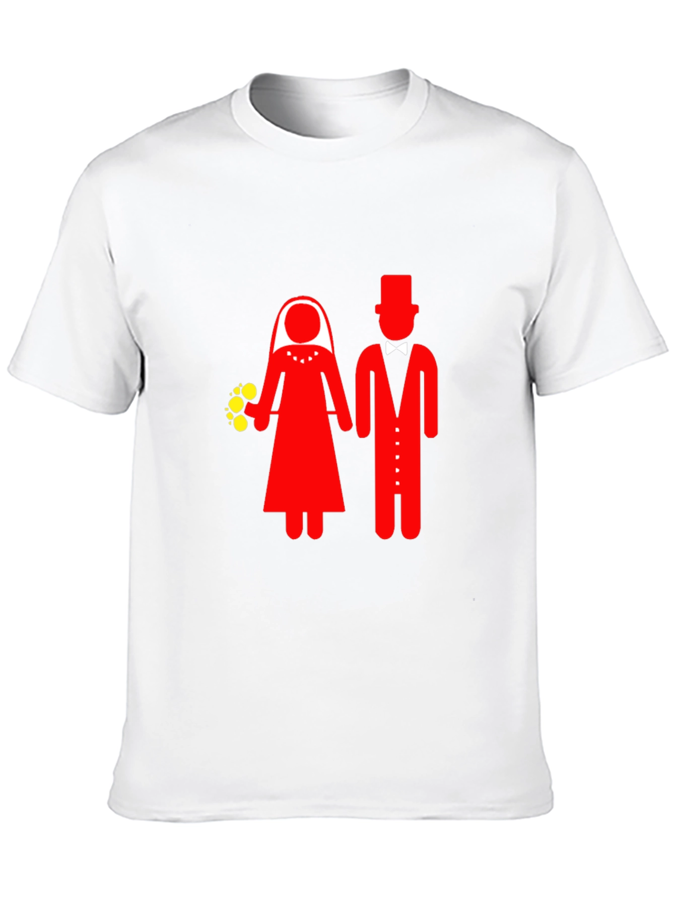 Bride & Groom Graphic Tee - Wedding Celebration Shirt