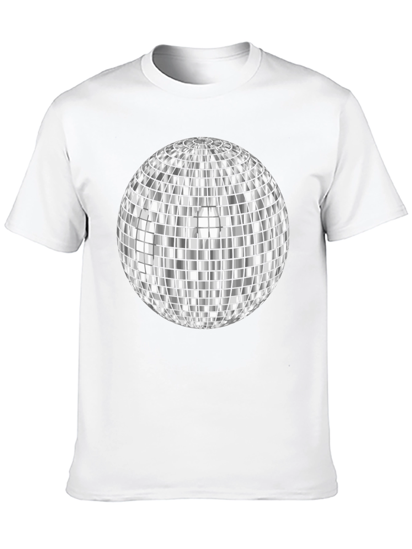 Disco Ball Graphic Tee - Retro Party Shirt