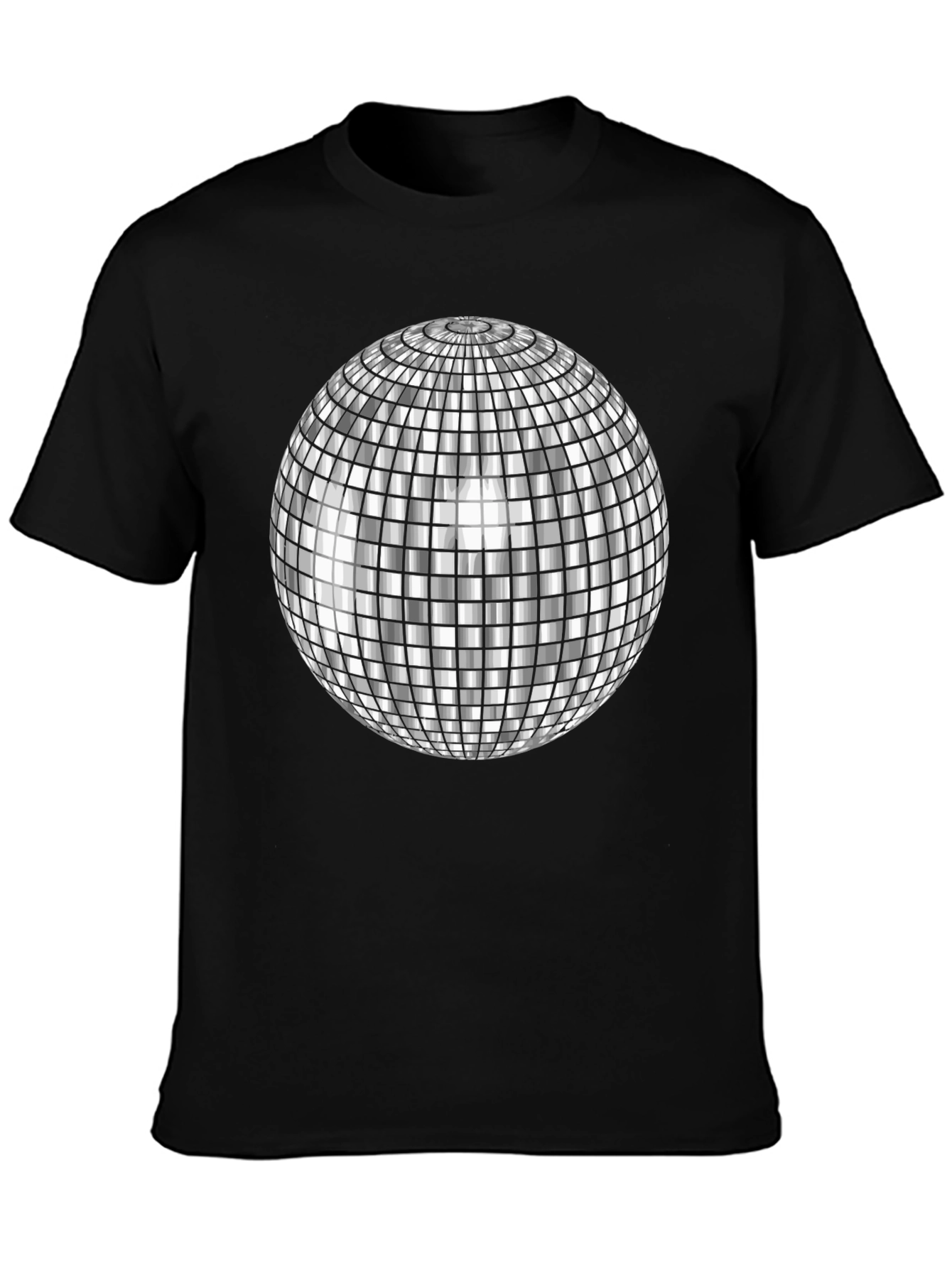 Disco Ball Graphic Tee - Retro Party Shirt