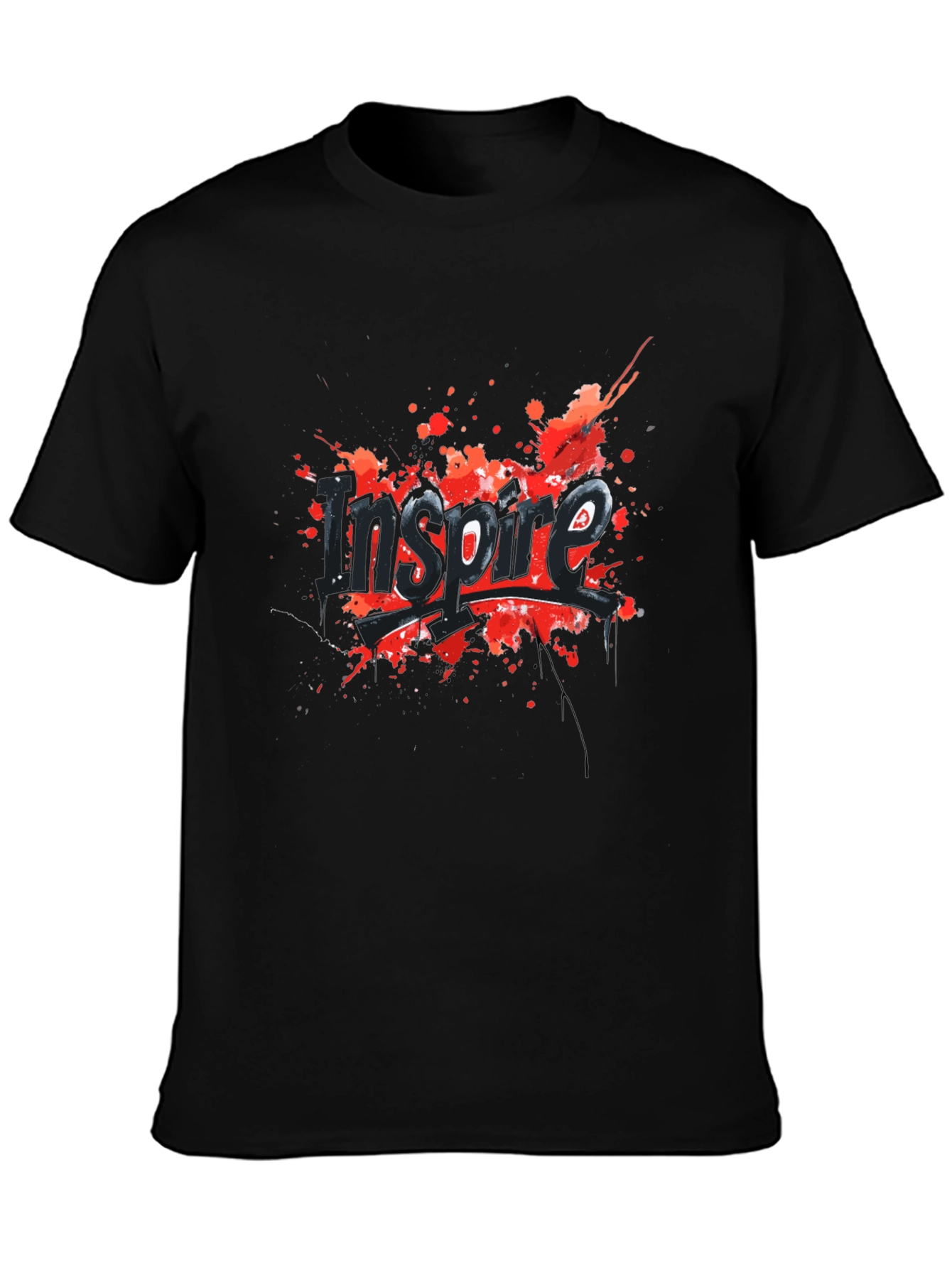 Inspire Graphic Print Crew Neck T-Shirt