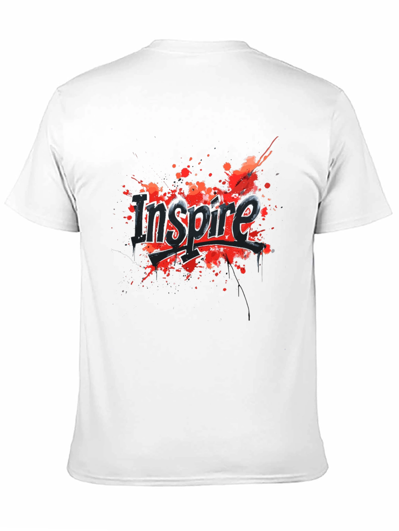 Inspire Graphic Print Crew Neck T-Shirt