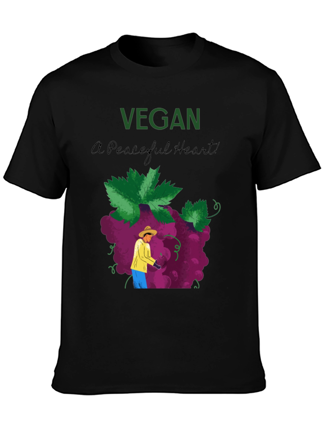 Vegan Peaceful Heart T-Shirt