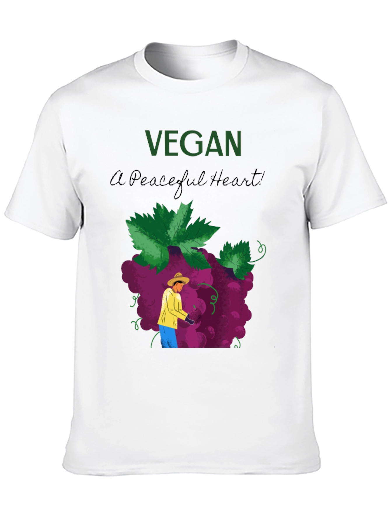 Vegan Peaceful Heart T-Shirt