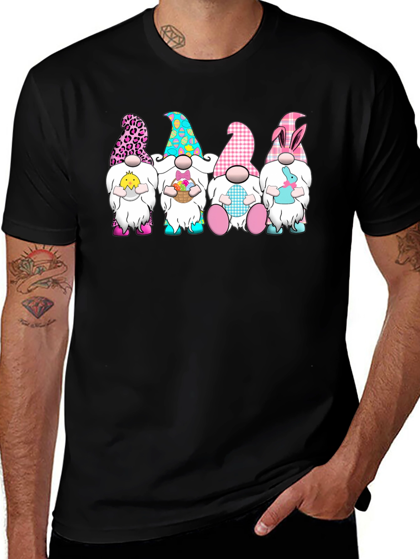Easter Gnomes Graphic T-Shirt