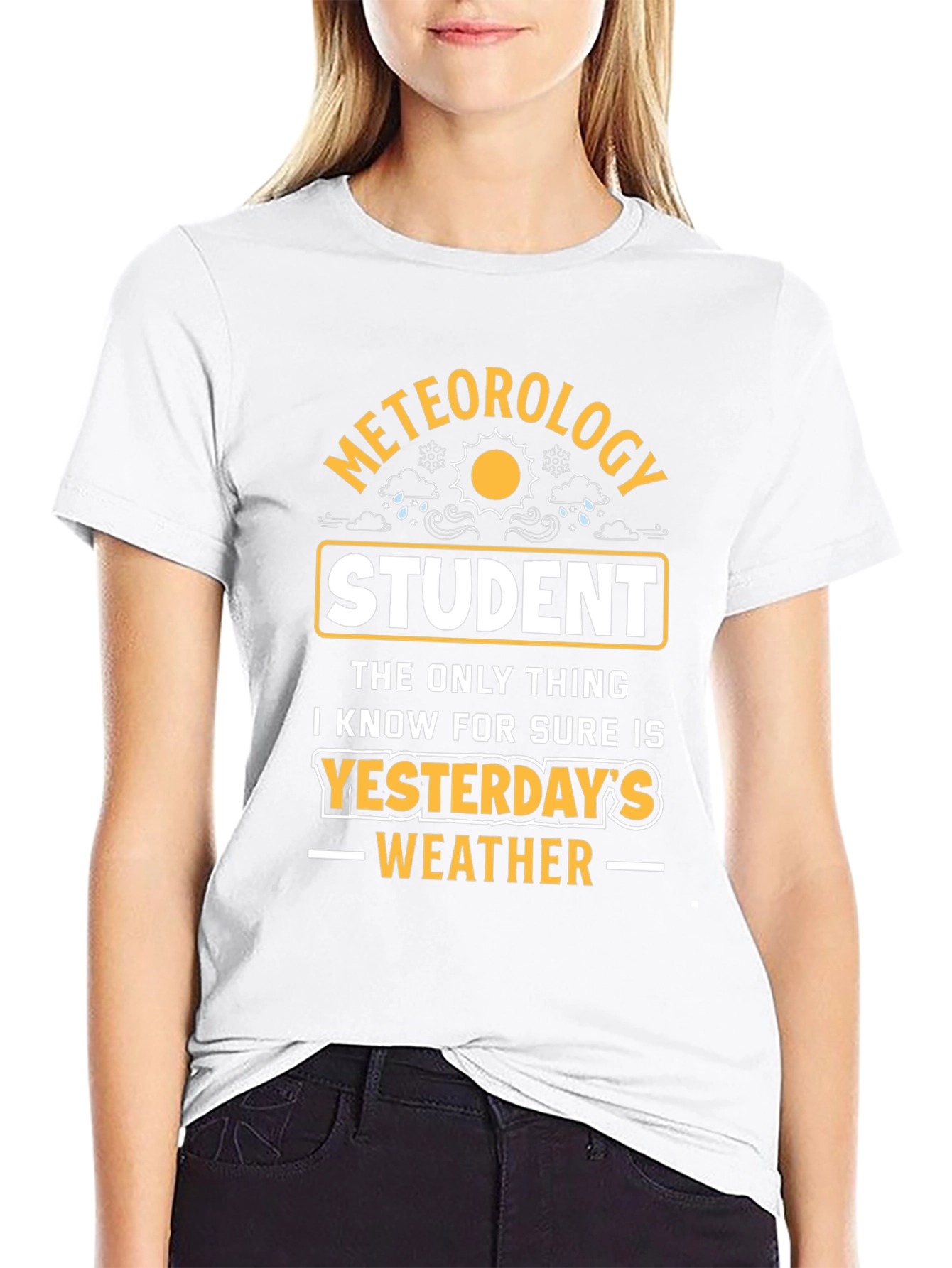 Meteorology Student T-Shirt - Yesterdays Weather