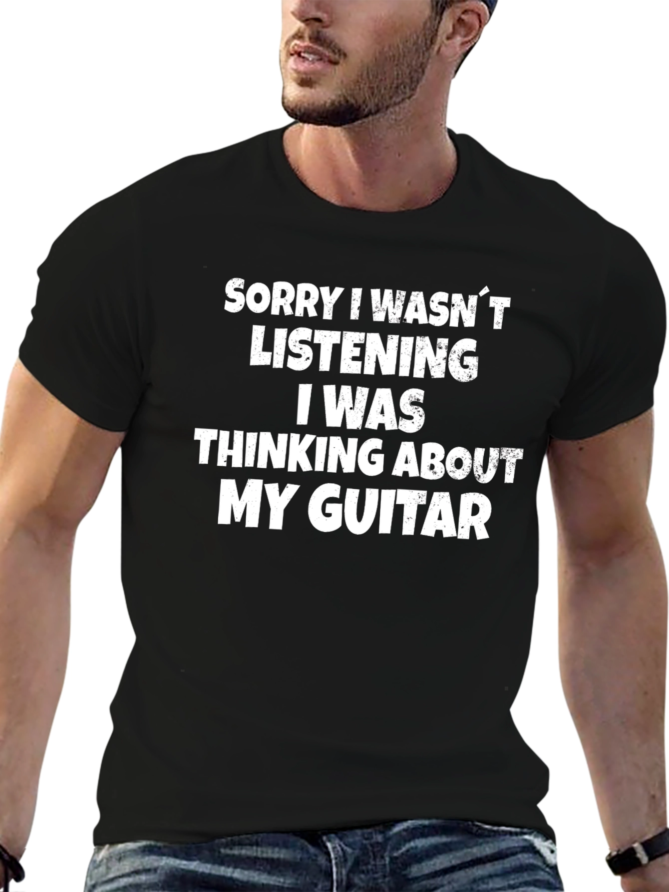 Guitar Obsession T-Shirt - Musician Humor Tee