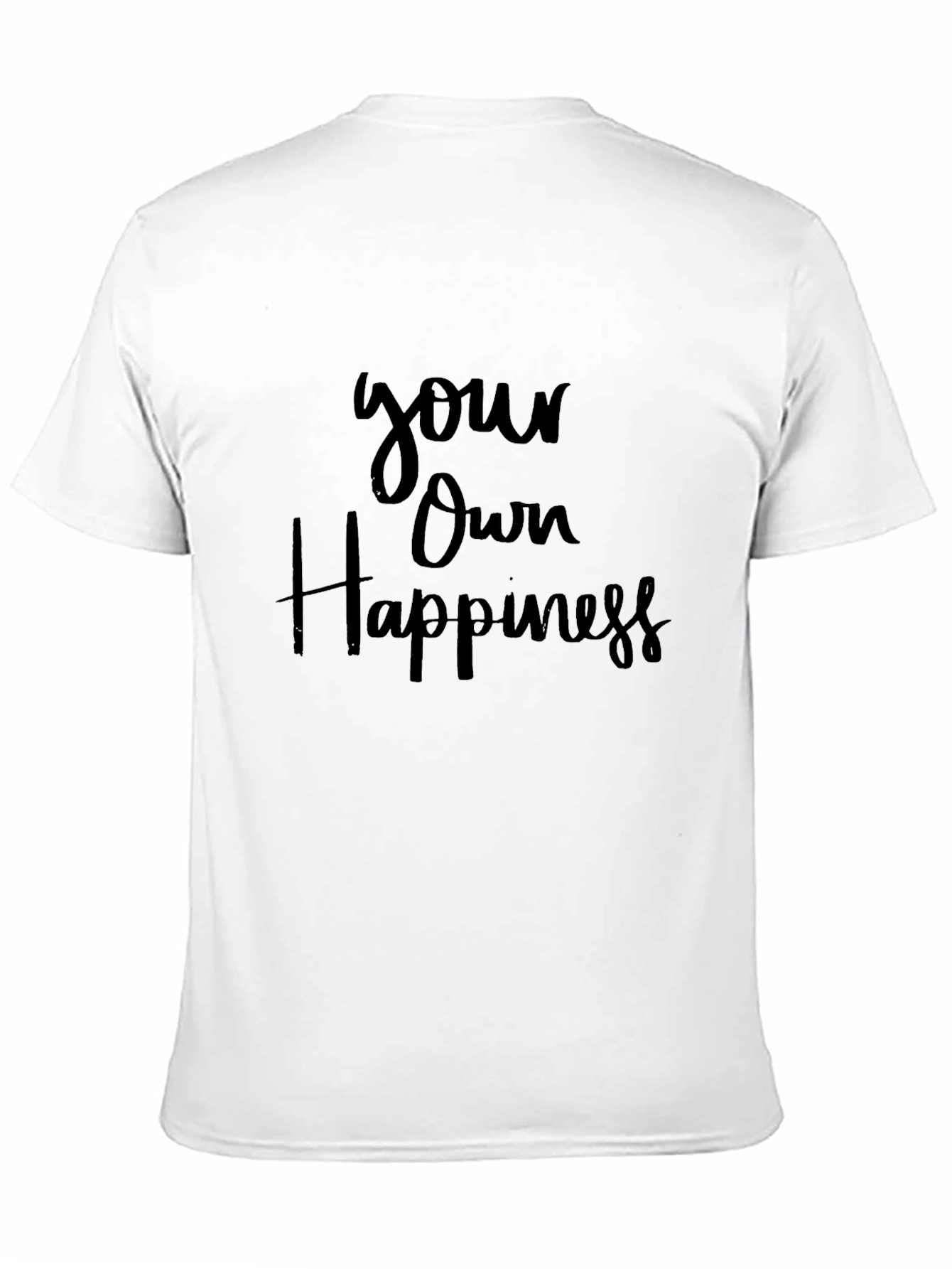 Your Own Happiness Black Graphic Tee