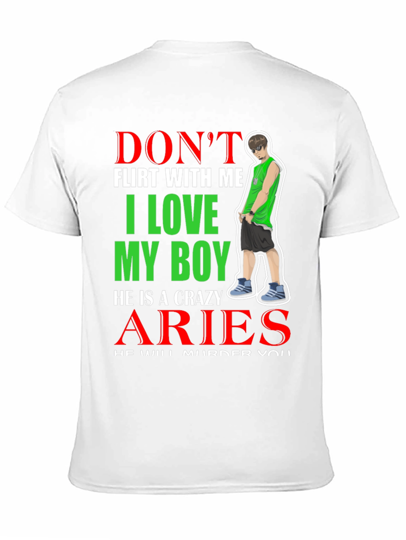 Dont Flirt Aries Boy T-Shirt