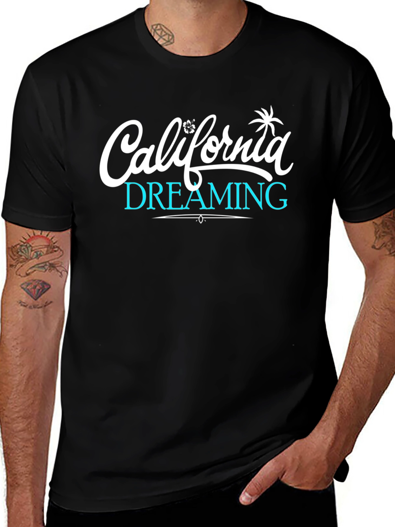 California Dreaming Graphic Tee - Black