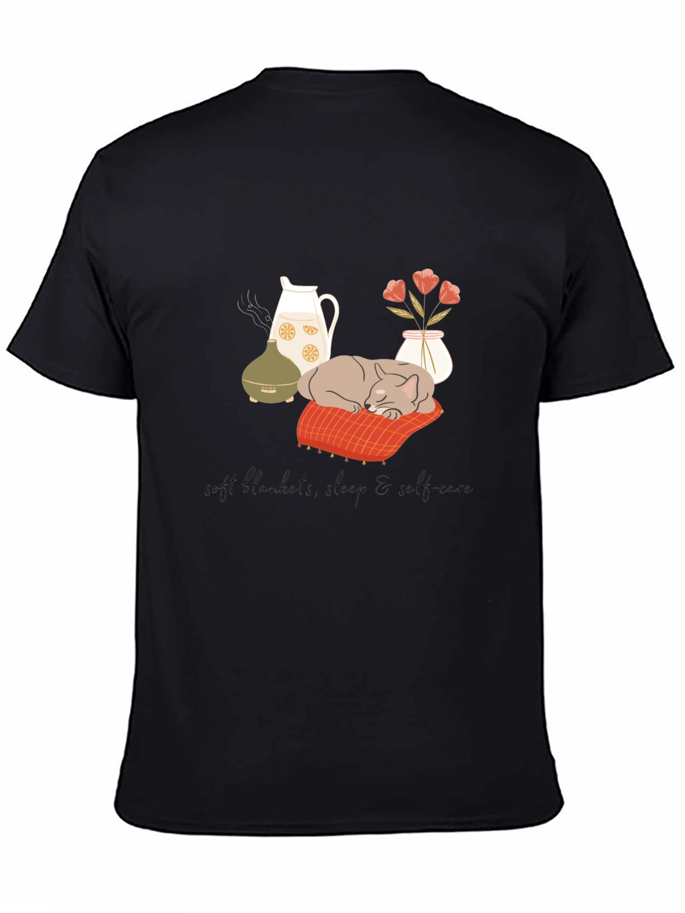 Cozy Cat Self-Care T-Shirt
