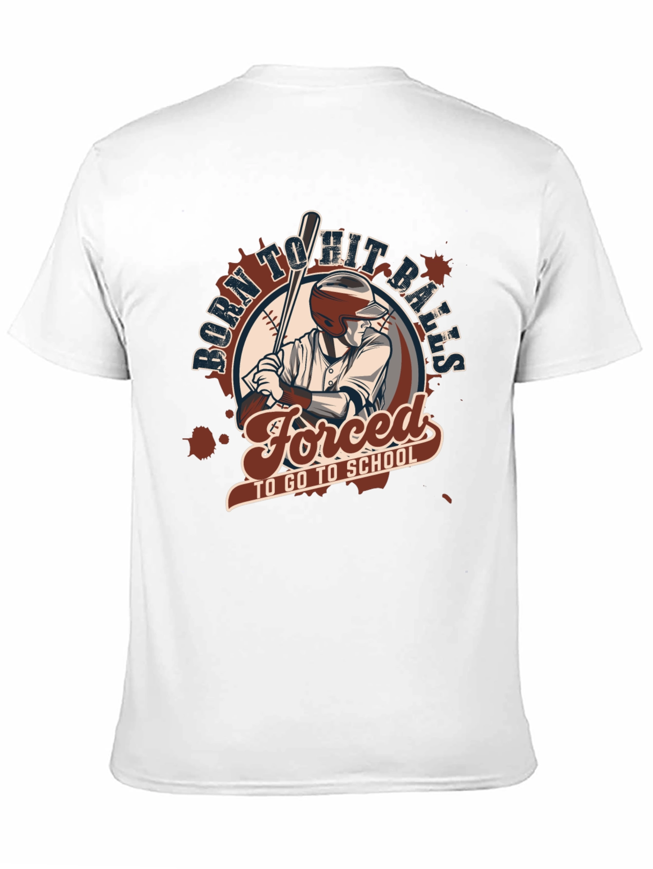 Born To Hit Balls Baseball T-Shirt