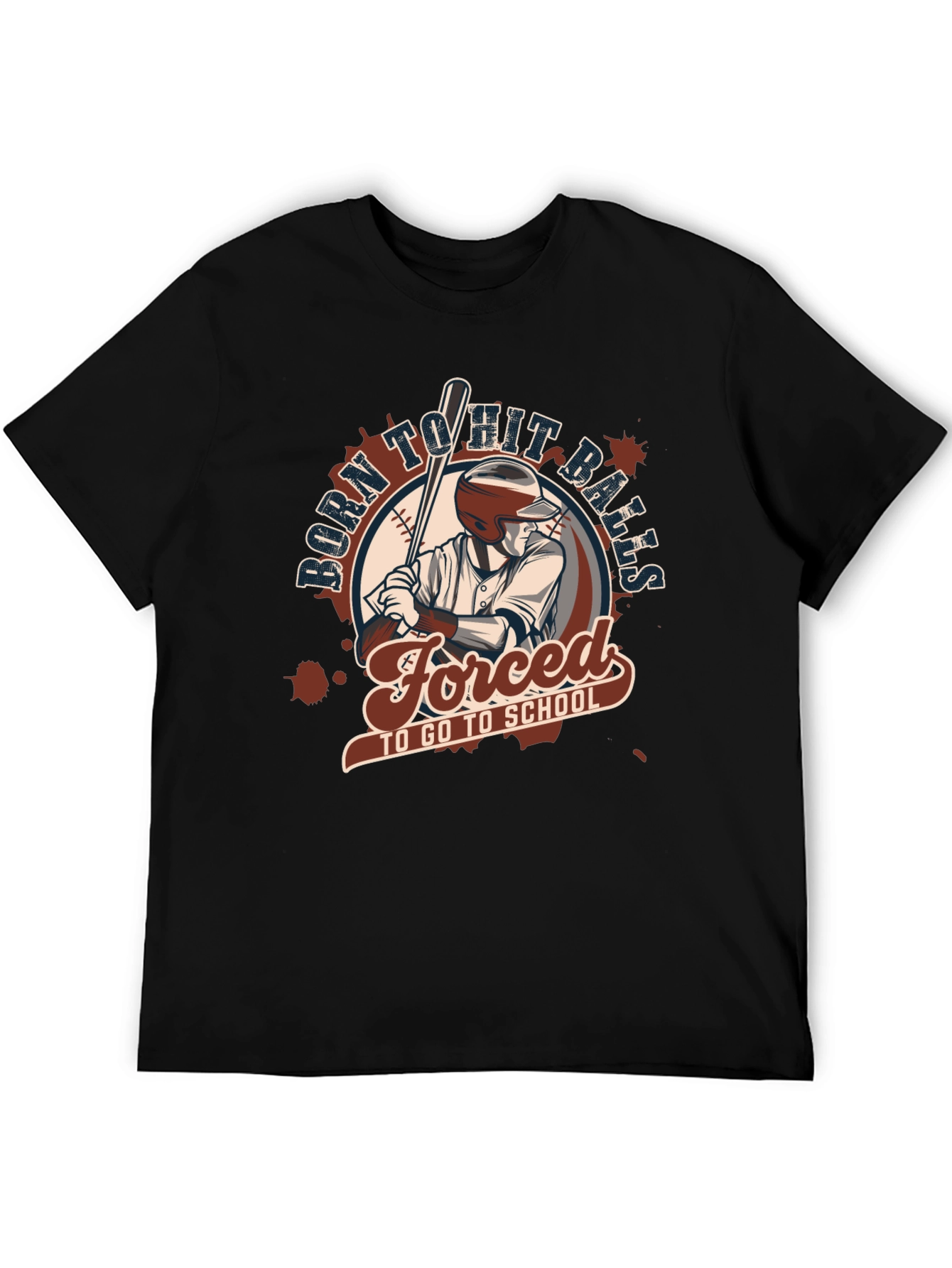 Born To Hit Balls Baseball T-Shirt
